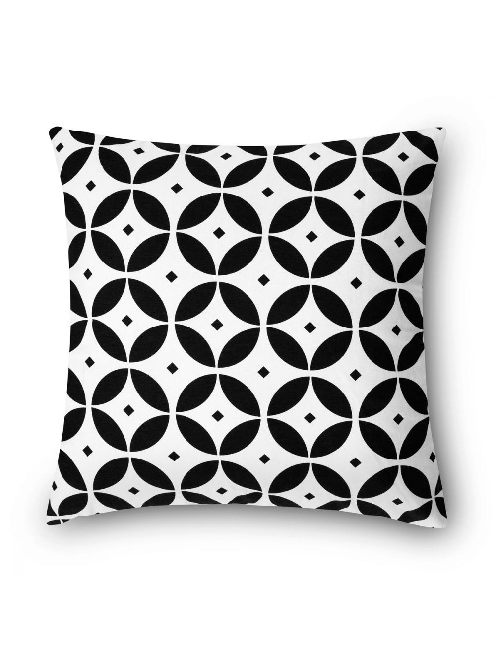 Lattice Printed Cushion